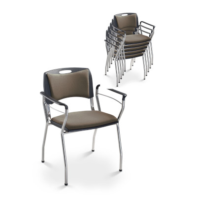 Cadeiras Coletivas | Empilháveis auditório - 35013